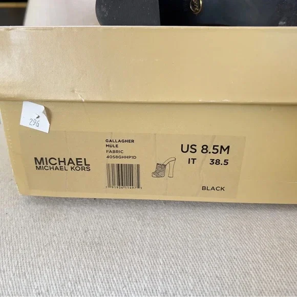 Michael Kors Black Tassel Fringe Mule Heels - Picture 6 of 6